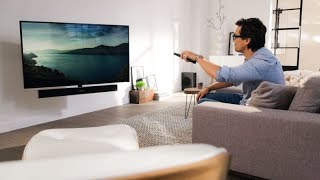 Vogels NEXT 8375 elektrisch schwenkbare TV Wandhalterung mit Soundbar [upl. by Riay]