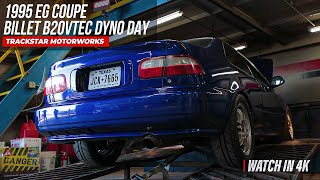 All Motor CIVIC B20V 131 w Cams DYNO DAY Street Race amp Pulls [upl. by Petr]