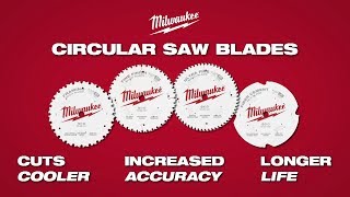 Milwaukee® Circular Saw Blades [upl. by Schwejda]