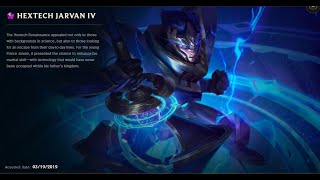 HEXTECH JARVAN 4 SKIN SPOTLIGHT07112024 [upl. by Alvina]