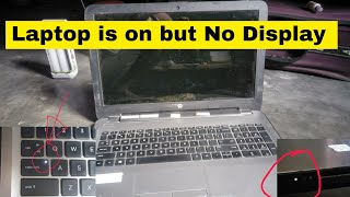 NO display Laptop is on but Display is Blank only black Caps lock light blinking Indicator on [upl. by Ytima975]