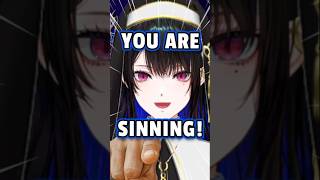 Confess your sins to Nunrissa shorts vtuber hololive [upl. by Aicila412]