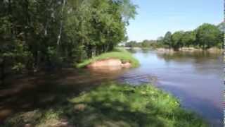 Hochwasser  Deichbruch an der Schwarzen Elster [upl. by Soane]