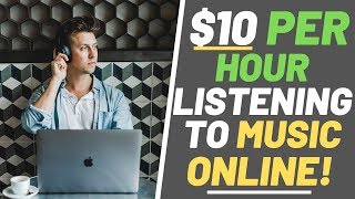 Earn Money Listening to Music  Earn 10 Per Hour Listening To Music [upl. by Dulcinea731]