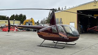 Epic Robinson R44 Raven II Helicopter Start Up amp TakeOff [upl. by Jenesia]