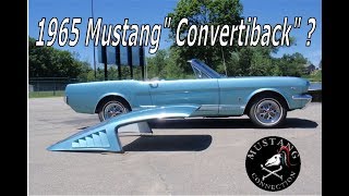 Convertiback 1965 Mustang Fastback and Convertible all in one [upl. by Trutko]