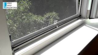 How to install an insect screen for a glasspane window Video instruction [upl. by Aralk]