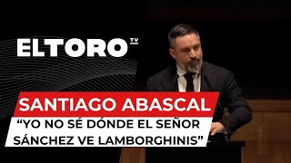 Santiago Abascal responde al anuncio de más impuestos de Pedro Sánchez desde Argentina [upl. by Gaven527]