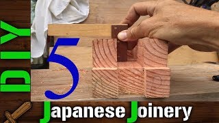 Top 5 Simple amp Impressive Joints For Begin Learning about Japanese Joinery [upl. by Saffian495]