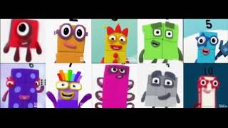 Numberblocks 110 Sing Dame Da Ne Baka Mitai [upl. by Arised160]