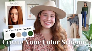 How to Create a Color Scheme AllYear Capsule Wardrobe Colors  Wear Colors You Love [upl. by Corny]