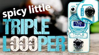 Donner TRIPLE LOOPER Guitar Pedal Very Useful [upl. by Venetis470]