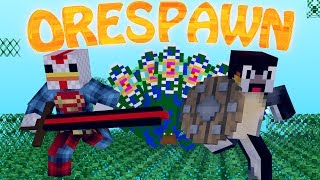 Minecraft  ORESPAWN CRYSTAL DIMENSION MOD Showcase ORESPAWN DIMENSION BOSSES ARMOURS [upl. by Unders]