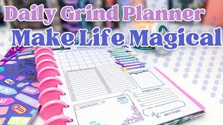 August 2024 Planner Setup Using the NEW Make Life Magical Sticker Books from DailyGrindPlanner [upl. by Salmon]