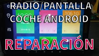 Radio  pantalla de coche Android  Reparación  Sin sonido [upl. by Garneau907]