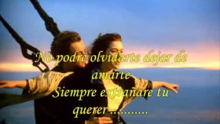 titanic cancion en español con letra 1 [upl. by Nireves]