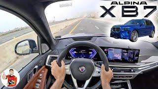 The 2023 Alpina XB7 is Your Fancy Fast Family Hauler POV Drive Review [upl. by Warga]