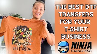 DTF TRANSFERS  HOW TO USE DTF TRANSFERS IN YOUR TSHIRT BUSINESS  FOR BEGINNERS [upl. by Sonnnie]