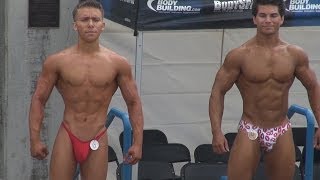 Teen Bodybuilders at Muscle Beach on Labor Day 2013 [upl. by Ardnekat]