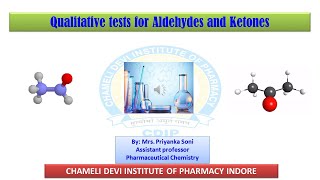 Aldehydes and Ketones Qualitative Tests [upl. by Marih221]