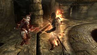 Skyrim Battles  Ebony Warrior vs Ralis Sedarys 77 [upl. by Gottuard]