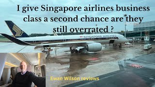 I give Singapore Airlines business class a second chance are they still overrated travel [upl. by Redyr199]