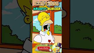 Costillitas KrustyBurger🍔  Resúmenes Épicos 49 resumes simpsons humor [upl. by Senn641]