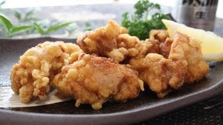 ジューシーな「鶏のから揚げ」の作り方  How to make quotjapanese fried chickenquot [upl. by Dlarrej]