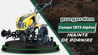 4 pasi inainte de pornire Motocultor ProGARDEN Campo 1873 Alpine [upl. by Yahsat]