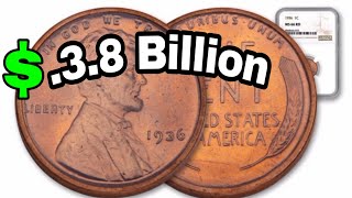 Top 50 Most Valuable Pennies Expensive Lincoln Cents 1933 to 1936 List of most Valuable pennies [upl. by Anadal]