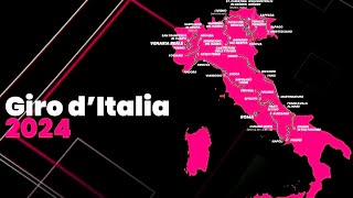 GIRO 2024  Le parcours complet en vidéo [upl. by Tabbatha]