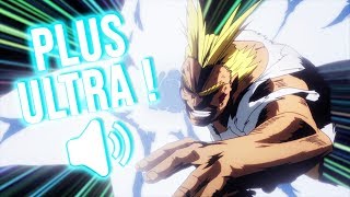 ALL MIGHT  Plus Ultra Punch Sound Effect English Version [upl. by Alfons]