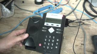 Polycom 330 320 factory default password reset [upl. by Conlee617]