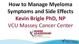 RCW Kansas  How to Manage Myeloma Symptoms and Side Effects [upl. by Nahtanaoj886]