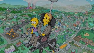 SIMPSONS PREDICTED STEPHEN HAWKING WOULD GO TO EPSTEIN ISLAND [upl. by Adnov630]