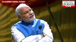 Narendra Modi Sydney Allphones Arena speech  Part 3 [upl. by Imhsar]