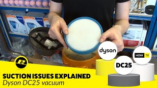 Dyson DC25 No Suction How to Fix Your Vacuum [upl. by Cindra]