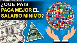 ¿Cuál es el SALARIO MINIMO DE CADA PAIS [upl. by Otcefrep710]