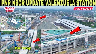 PNR NSCR UPDATE VALENZUELA STATION DEPOTJuly 01build better more [upl. by Ahsataj986]