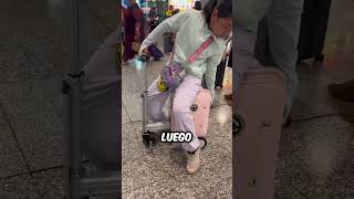 Una maleta empezó a rodar sola en el aeropuerto shorts [upl. by Filide]