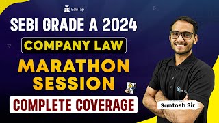 Marathon Series for SEBI Grade A 2024  SEBI Revision MCQs  SEBI Phase 1 amp 2 Syllabus Preparation [upl. by Antsirhc]