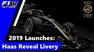 2019 Launches Haas Reveal Livery [upl. by Scoter361]