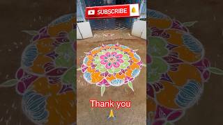 Kolam shortsfeed shorts viral morningvibes trending ytshort youtubeshorts subscribe rangoli [upl. by Aanas105]