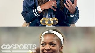 3x Olympic Gold Medalist Gabby Thomas Replies to Fans Online [upl. by Naneek689]