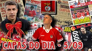 BENFICAREVISTA IMPRENSA 5 Setembro GLORIOSO DESPEDE HOJE SUBCAPITÃO E APRESENTA TREINADOR 🦅🔴⚪️ [upl. by Dosi]