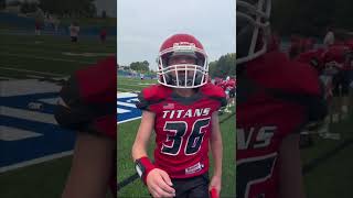 Proud of our son Mason and the Sixth Grade CCFL Chatham Titans win football gameday beastmode [upl. by Rogerio]