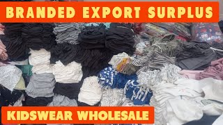 Branded kidswear export surplus WHOLESALEin tirupur [upl. by Pammie615]