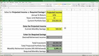 iINSUREme™ Retirement Income Calculator [upl. by Ecnerwal]