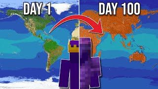 Surviving 100 Days on Minecraft Earth [upl. by Dardani110]