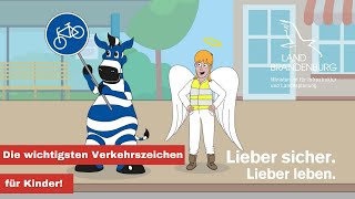 Die wichtigsten Verkehrszeichen für Kinder [upl. by Kaine668]